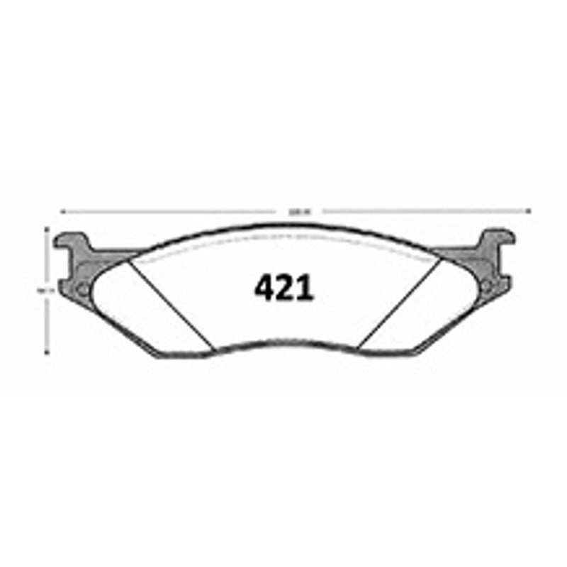 Pastillas Delanteras GTX Classic PF-D-777-GTX Ford F-450