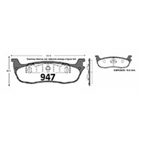 Pastillas Delanteras GTX Classic PF-D-879-GTX Ford Expedition / F-150