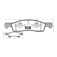 Pastillas Delanteras GTX Classic PF-D-934-GTX Ford Expedition
