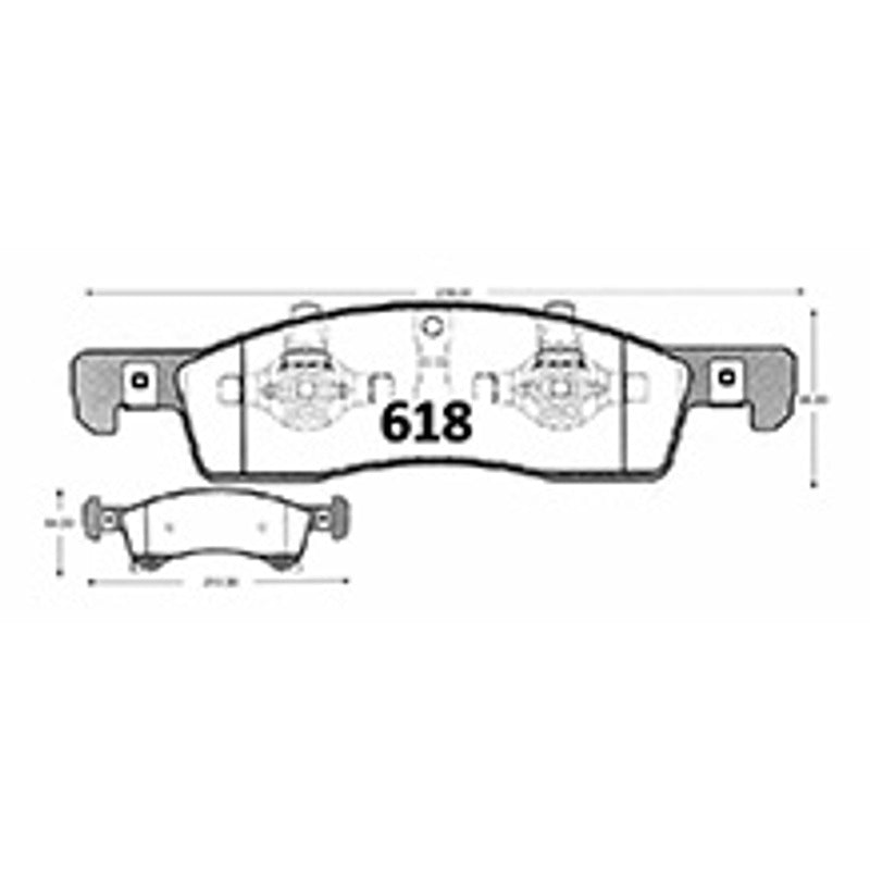 Pastillas Delanteras GTX Classic PF-D-934-GTX Ford Expedition