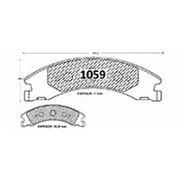 Pastillas Traseras GTX Platinum PF-GTX-D-1329 Ford E-150