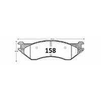 Pastillas Delanteras GTX Platinum PF-GTX-D-702 Ford Expedition / F-150