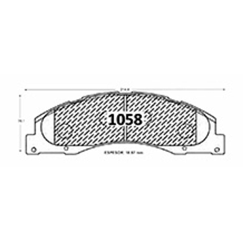 Pastillas Delanteras GTX Heavy Duty PF-GTXHD-D-1328-U Ford E-150