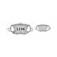 Pastillas Traseras GTX Heavy Duty PF-GTXHD-D-1612-S Ford Explorer