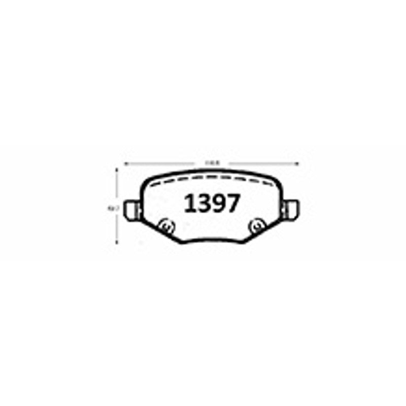 Pastillas Traseras GTX Heavy Duty PF-GTXHD-D-1754-S Ford Explorer 2016