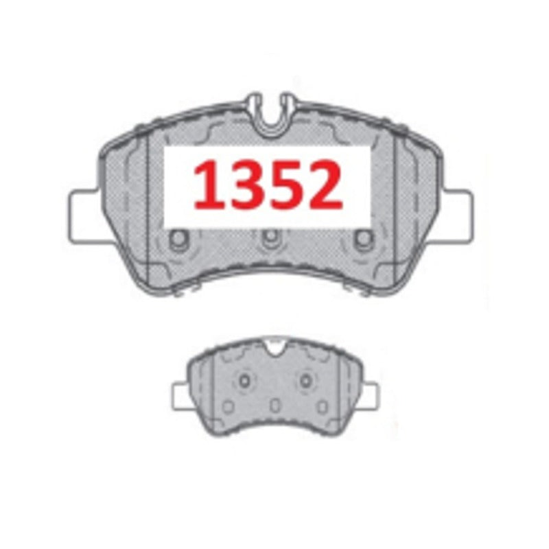Pastillas Traseras GTX Silver Ceramic PF-SC-19970-GTX Ford Transit