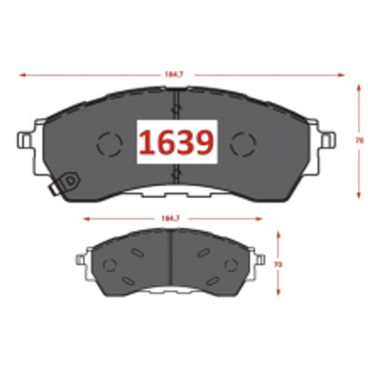 Pastillas Delanteras GTX Silver Ceramic PF-SC-31380-GTX Ford Edge 2022