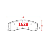 Pastillas Delanteras GTX Silver Ceramic PF-SC-4503-GTX Ford F-150