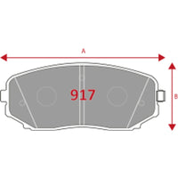 Pastillas Delanteras GTX Silver Ceramic PF-SC-D-1258-GTX Ford Edge