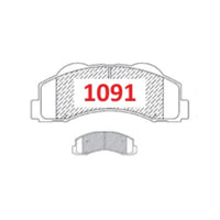 Pastillas Delanteras GTX Silver Ceramic PF-SC-D-1414-GTX Ford F-150 Lariat 2010
