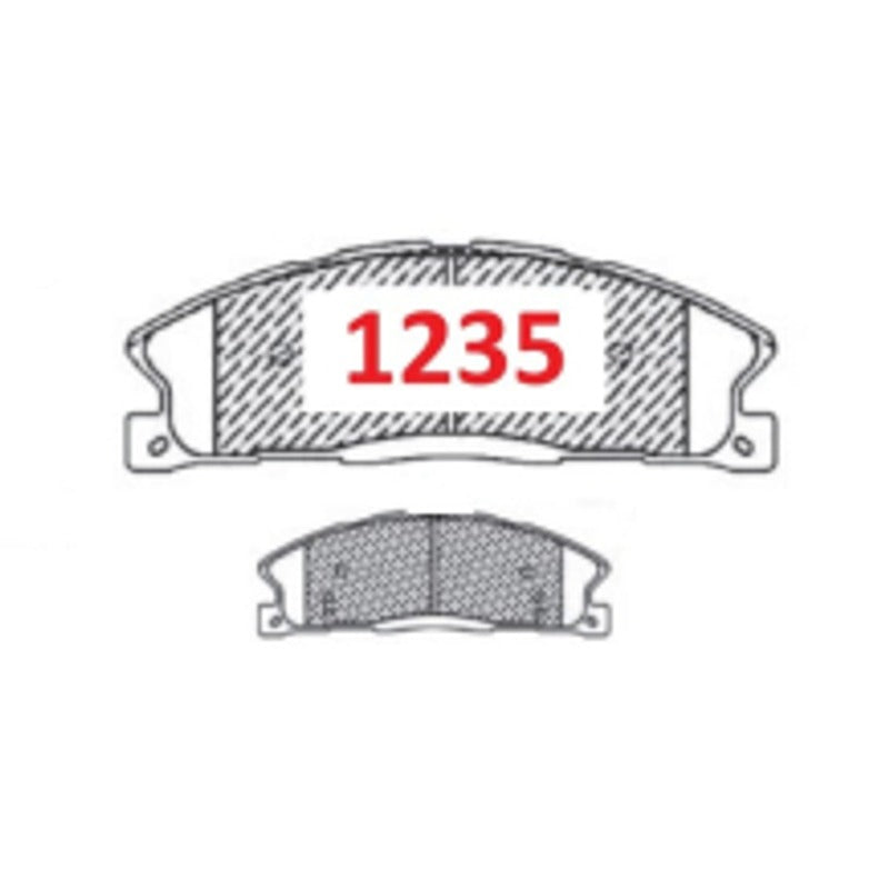 Pastillas Delanteras GTX Silver Ceramic PF-SC-D-1611-GTX Ford Explorer
