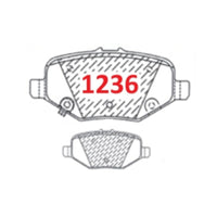 Pastillas Traseras GTX Silver Ceramic PF-SC-D-1612-GTX Ford Explorer