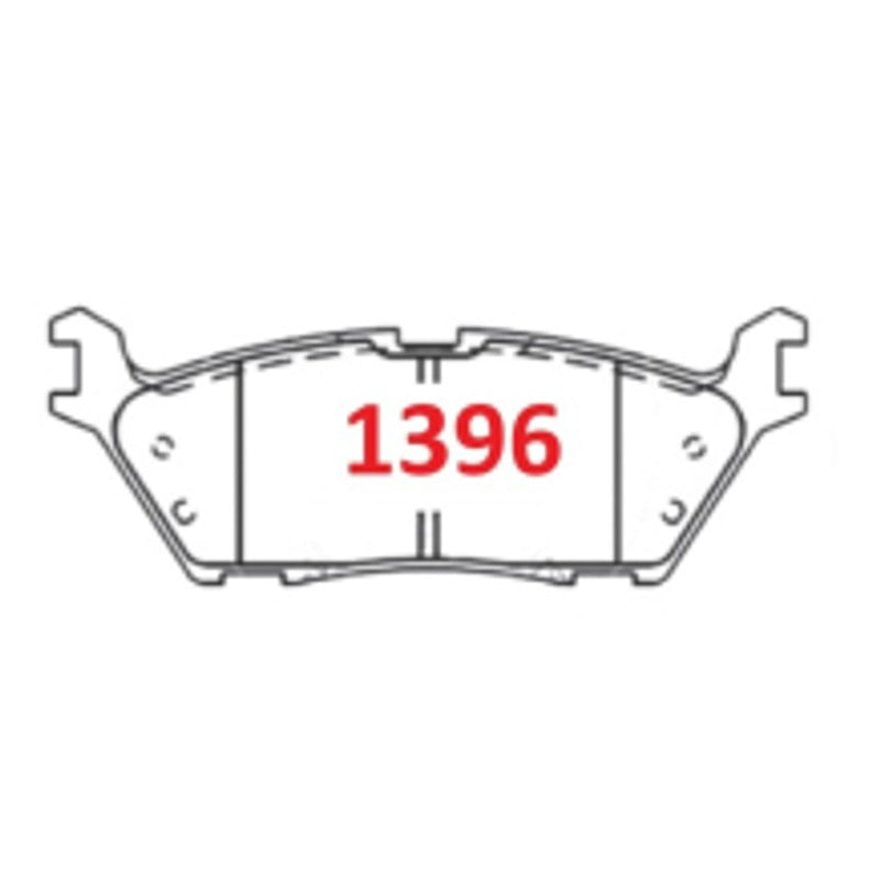 Pastillas Traseras GTX Silver Ceramic PF-SC-D-1790-GTX Ford F-150 2015