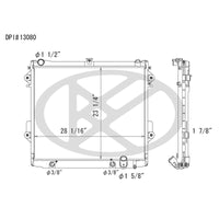 Radiador Toyota Land Cruiser J200 5.7 2008-2021 imagen 8