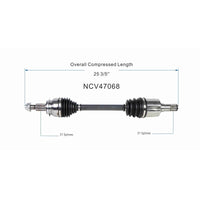 Semieje delantero izquierdo GSP NCV47068 Mazda CX-5 2.5 Skyactiv imagen 6