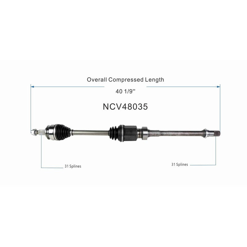 Semieje delantero derecho GSP NCV48035 Mazda CX-5 2.5 Skyactiv imagen 6