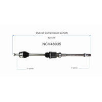 Semieje delantero derecho GSP NCV48035 Mazda CX-5 2.5 Skyactiv imagen 6