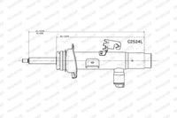 Par de Amortiguadores Delanteros · Suspensión Adaptativa · MONROE C2524L + C2523R — BMW Serie 1 / Serie 2 / Serie 3 / Serie 4 2012-2021