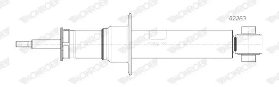 Par de Amortiguadores Traseros MONROE G2263 — BMW X3 / X4 2017-2021