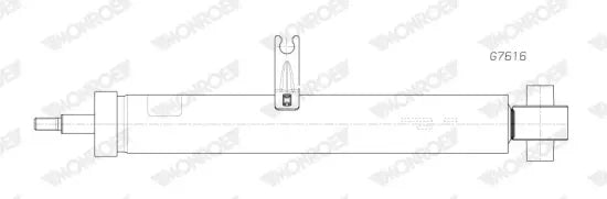 Par de Amortiguadores Traseros · Suspensión Estándar · MONROE G7616 — BMW Serie 2 / Serie 3 / Serie 4 2018-2024