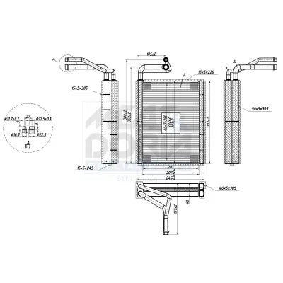 Evaporador MEAT & DORIA 997148 — BMW 2015-2023