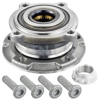 Par de Rodamientos de rueda Delanteros SNR R150.45 — BMW X5 / X6 / Serie 5 2005-2019