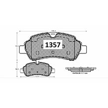 Pastillas GTX Gold Ceramic PF-C-23600-GTX Ford