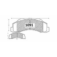 Pastillas GTX Gold Ceramic PF-C-D-1414-GTX Ford