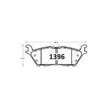 Pastillas GTX Gold Ceramic PF-C-D-1790-GTX Ford