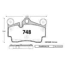 Pastillas GTX Gold Ceramic PF-C-D-978-GTX Audi