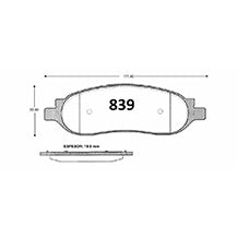 Pastillas GTX Classic PF-D-1068-GTX Ford