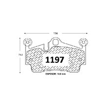 Pastillas GTX Classic PF-D-1134-GTX Porsche
