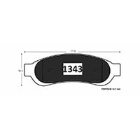 Pastillas GTX Classic PF-D-1334-GTX Ford