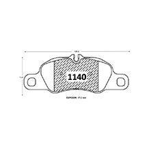 Pastillas Textar PF-D-1389-X Porsche