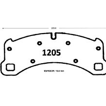 Pastillas GTX Classic PF-D-1452-GTX Porsche