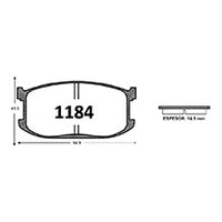 Pastillas GTX Classic PF-D-188-GTX Ford