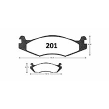 Pastillas GTX Classic PF-D-203-GTX Jeep