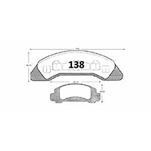 Pastillas GTX Classic PF-D-326-GTX Ford