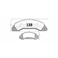 Pastillas GTX Classic PF-D-326-GTX Ford