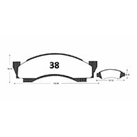 Pastillas GTX Classic PF-D-50-GTX Ford