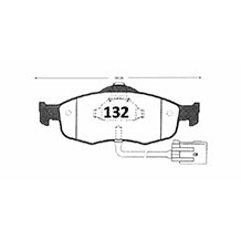 Pastillas GTX Classic PF-D-648-GTX Ford