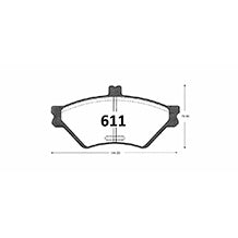 Pastillas GTX Classic PF-D-659-GTX Ford