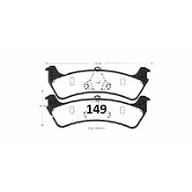 Pastillas GTX Classic PF-D-664-GTX Ford