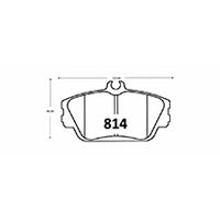 Pastillas GTX Classic PF-D-765-GTX Ford