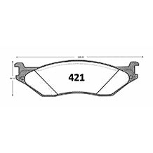 Pastillas GTX Classic PF-D-777-GTX Ford