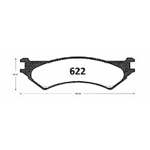 Pastillas GTX Classic PF-D-802-GTX Ford