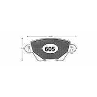 Pastillas GTX Classic PF-D-911-GTX Ford