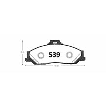Pastillas GTX Platinum PF-GTX-1366 Ford