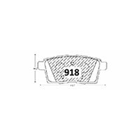 Pastillas GTX Platinum PF-GTX-D-1259 Ford