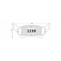 Pastillas GTX Platinum PF-GTX-D-1602 Ford
